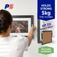 Permastik Large Picture Strips 12 Pairs Plastic Easy Hang 5kg Capacity