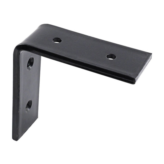 Carinya Heavy Duty Angle Bracket 100mm x 100mm x 40mm - Black - 300kg Capacity - Auzzistore