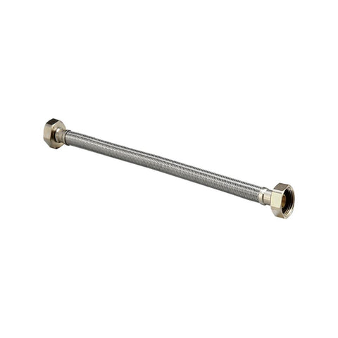 Kinetic 450mm Stainless Steel Flexible Braided Hose Water Connector - Durable Plumbing Fitting - 1/2" BSP Connections - Auzzistore