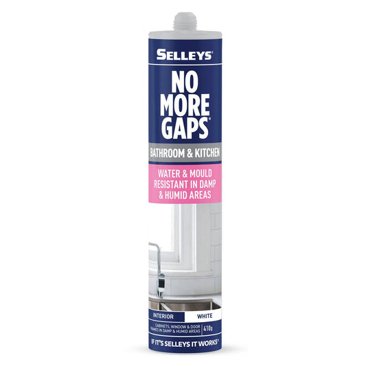 Selleys No More Gaps 410g White Acrylic Bathroom Kitchen Filler - Auzzistore