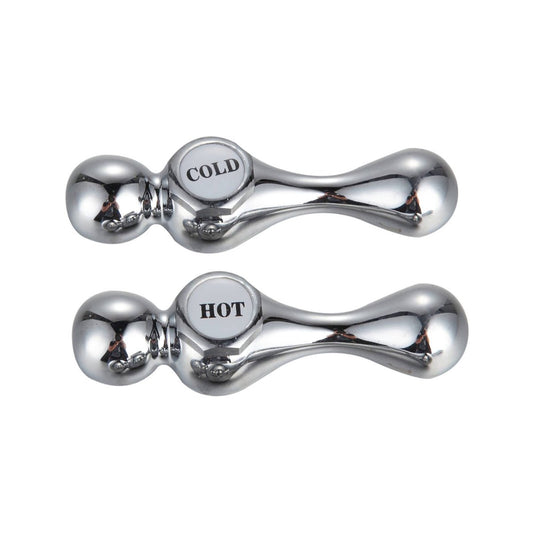 Shaw Mason Chrome Lever Handles Pair - Modern Design - Durable - Easy Install
