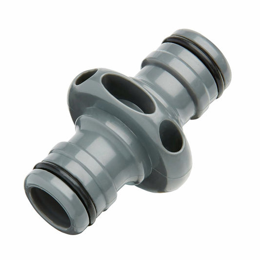 Pope 2 Way Hose Coupler - 18mm - ABS - Outdoor Use - Auzzistore