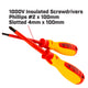 Crescent 1000V Insulated Screwdriver Set - 2 Piece - 8660 Steel - Comfort