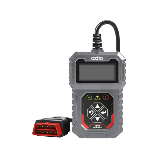 Ozito OBD2 Automotive Scan Tool - 157mm x 30mm - Live Data - Compact