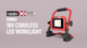 Ozito PXC 18V Cordless LED Worklight Skin Only - 2000 Lumens - Red/Black/Silver