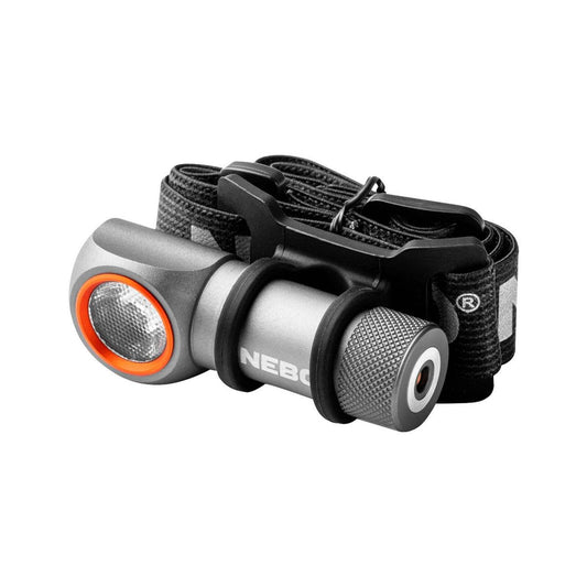 Nebo Einstein 600 Lumen Headlamp - USB Rechargeable - Durable Aluminium - IPx6 Water Resistant - Adjustable Strap