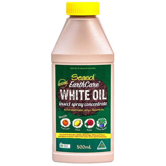 Seasol Earthcare 500ml White Oil Concentrate - Pest Control - Low Toxicity - Auzzistore