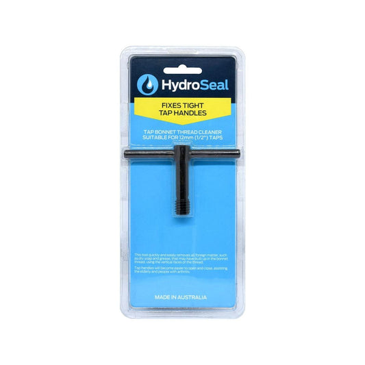 Hydroseal Tap Bonnet Thread Cleaner - 12mm - Black Oxide Coated - Easy Use - Auzzistore