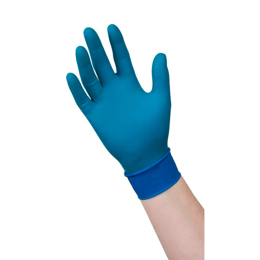 Ansell Microflex Chem3 Chemical Resistant Gloves - Medium - 3 Pairs - Green/Blue - 150mm x 265mm