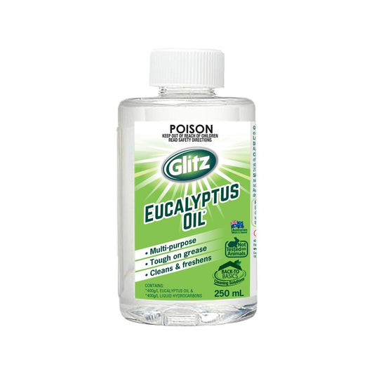 Glitz Eucalyptus Oil - 250ml - PET Bottle - Germ Killing Cleaner