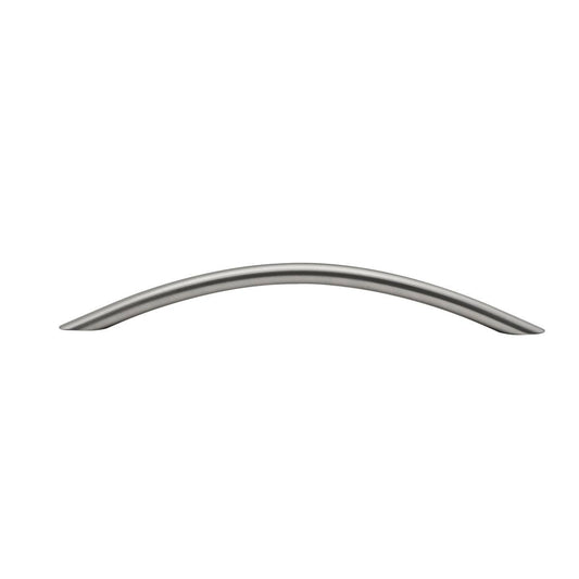 Prestige Brushed Nickel Bow Handle - 96mm Steel - Contemporary Design