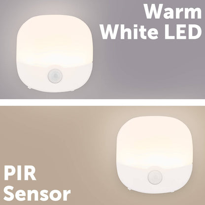 Arlec Rechargeable Motion Square Night Light - 67 x 22mm - White - Linkable