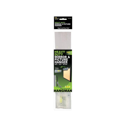 Hangman 18 Heavy Duty Picture Mirror Hanger - 80mm x 390mm - 40kg Load Capacity - Auzzistore