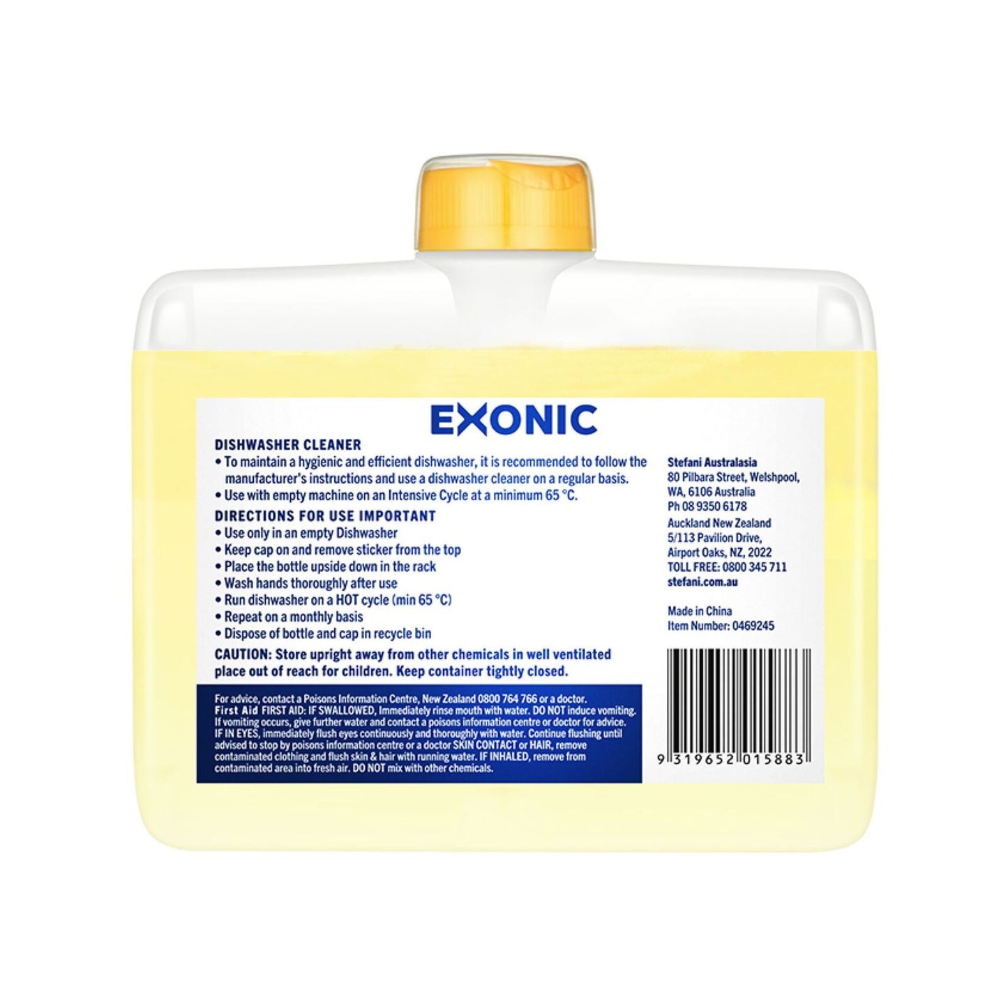 Exonic 250ml Dishwasher Cleaner