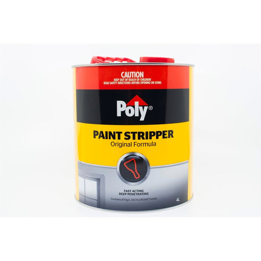 Polystrippa Paint Stripper - 4L - Methylene Chloride - Fast Acting