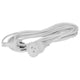 Arlec 2m White Ring Pull Extension Lead - PVC - Safe & Convenient