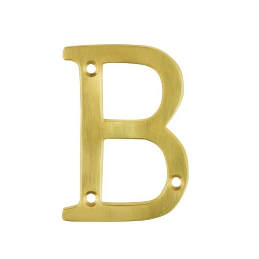 Sandleford Brass Windsor Letter B - 75mm - Solid Brass - Durable - Auzzistore