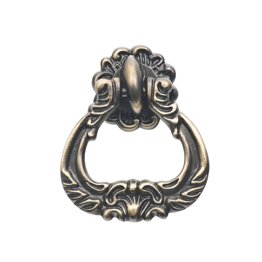 Prestige Jewel Pull Knob - 33mm - Zinc Alloy - Antique Brass Finish