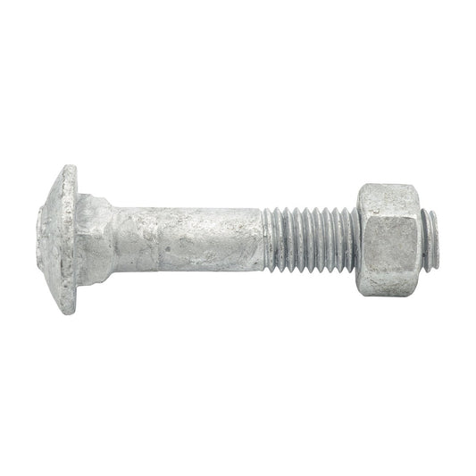 Zenith M12 x 65mm Hot Dip Galvanised Cup Head Bolts Nuts 12 Pack – view 2 - Auzzistore