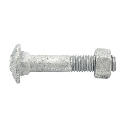 Zenith M12 x 65mm Hot Dip Galvanised Cup Head Bolts Nuts 12 Pack