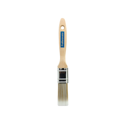 Pro Renovator 25mm Wall Paint Brush Raw Timber Handle Smooth Finish