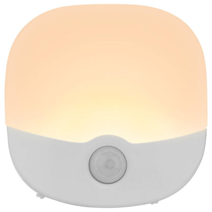 Arlec Rechargeable Motion Square Night Light 2 Pack - 67 x 22mm - White - Wireless