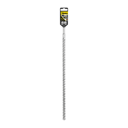 Kango SDS Plus Drill Bit - 14mm x 450mm - Steel - Low Vibration Performance - Auzzistore