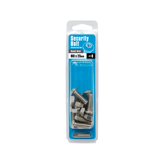 Pinnacle M8 x 25mm Stainless Steel Security Bolts - 8 Pack – view 2