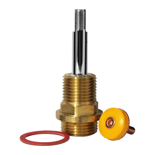 Fix a Tap 75mm Chrome Easy Turn Shallow Seat Basin Spindle - Lead-Free Brass - Smooth Operation - Auzzistore