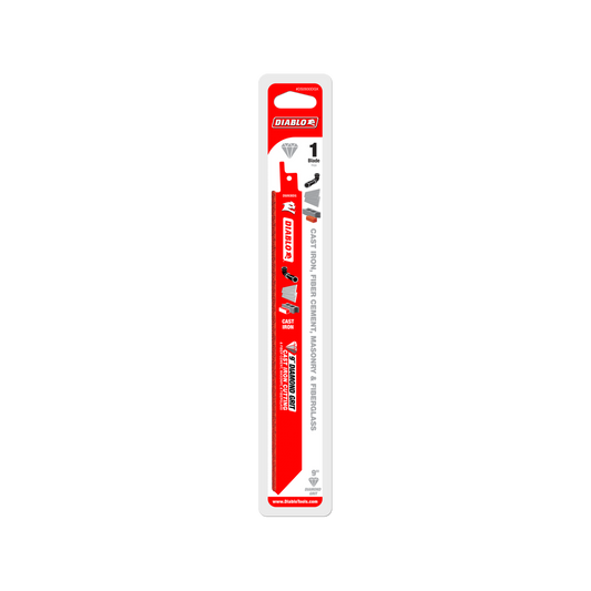Diablo 9" Diamond Grit Reciprocating Saw Blade - Bi-Metal - 1 Pack