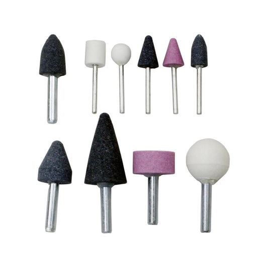 Craftright Stone Grinding Set - 10 Piece - Aluminium Oxide - 15,000 RPM – view 2 - Auzzistore