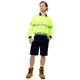 Citeco Yellow Hi Vis Long Sleeve Polo Small - Reflective - Lightweight - Comfortable