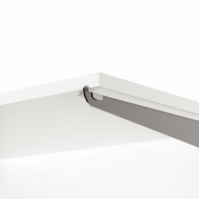 Flexi Storage Mono Shelf Clips - 6 Pack Steel - Easy Install - Secure Shelves