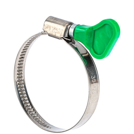 Holman Stainless Steel Hose Clamp with Butterfly Grip - 35-53mm - Durable - Auzzistore