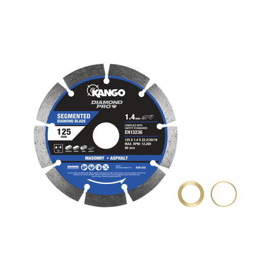 Kango Diamond Saw Blade - 125mm - Segmented - Dry Cutting – view 2 - Auzzistore