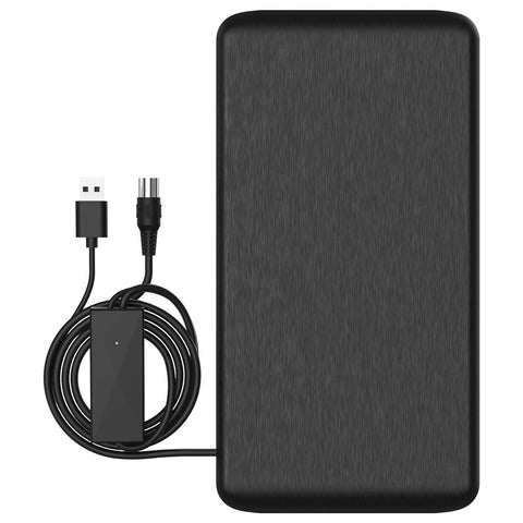 Antsig Indoor Antenna - Compact TV Antenna 130mm x 248mm - Black - 28dBi Gain - Auzzistore