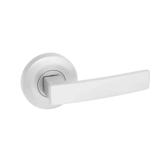 Gainsborough Angular Passage Leverset - 54mm - Satin Chrome - Non-Locking - Auzzistore