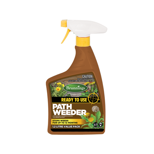 Brunnings Path Weeder - 1.2L - Liquid - Easy to Use Trigger Pack - Auzzistore