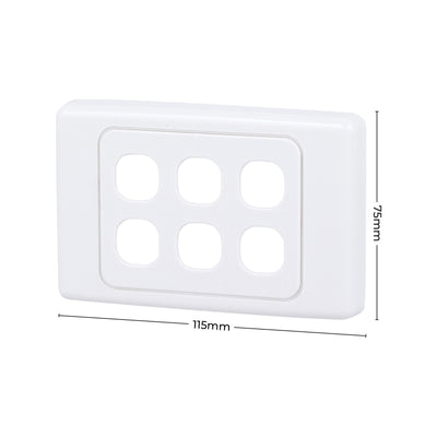 Deta 6 Aperture Grid Plate - Plastic - 75mm x 115mm - Easy To Carry