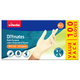 Vileda Ansell Workmates Latex Disposable Gloves 100pk Medium Large - Powder-Free - Hygienic Protection - Soft Natural Rubber Latex