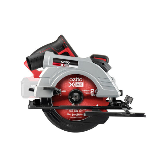 Ozito PXC Brushless Circular Saw - 18V - 184mm - Adjustable Depth - Red/Black – view 2