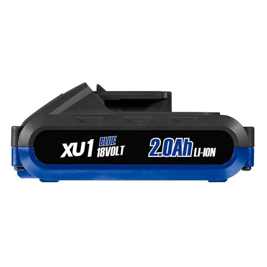 XU1 Blue 18V Lithium Ion Battery 2.0Ah - Lightweight - Fast Charge 80min