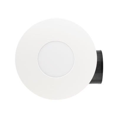 Mercator 290mm White Plug In Round Exhaust Fan With Tri Colour Led Light