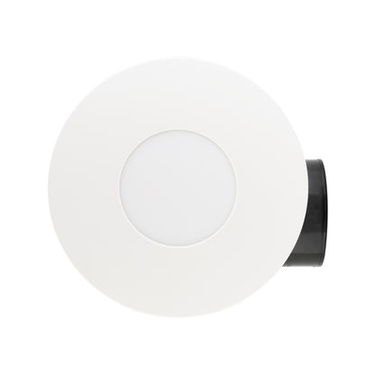 Mercator 290mm White Plug In Round Exhaust Fan With Tri Colour Led Light