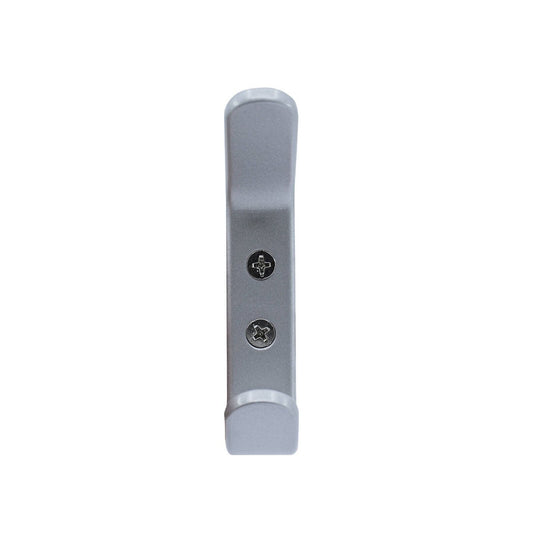 Adoored Double Satin Chrome Hook - 100mm Zinc Alloy - Timeless Design