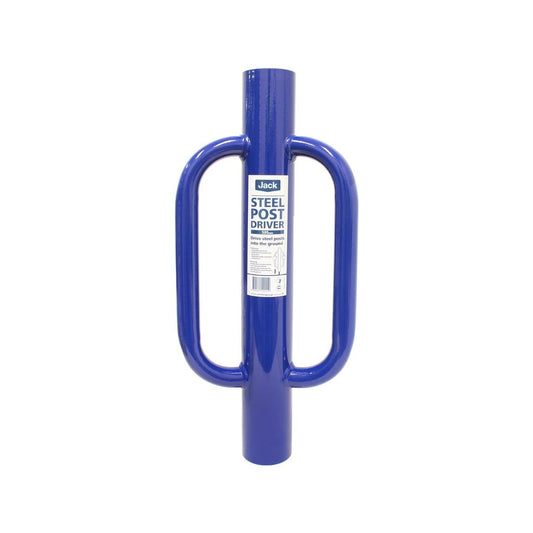 Jack Steel Post Driver - 60cm - Enamelled Steel - Easy Use - Auzzistore