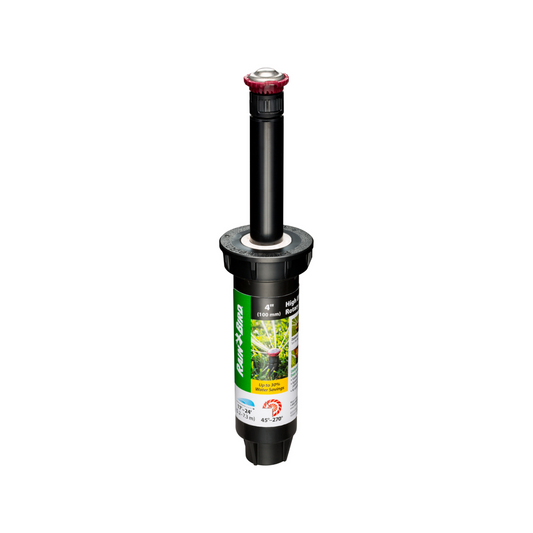 Rainbird High Efficiency Rotary Sprinkler - Adjustable Pattern 100mm - 5.2m to 7.3m Coverage - Water Saving - Auzzistore