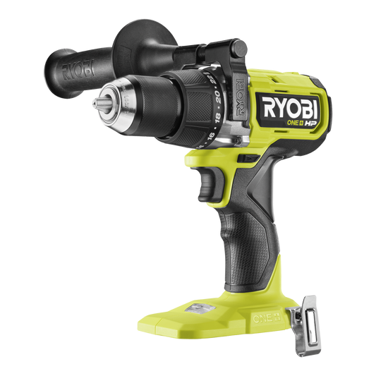 Ryobi 18V ONE+ HP Brushless High Torque Hammer Drill Tool Only - 110Nm Torque - Compact Design - Auzzistore
