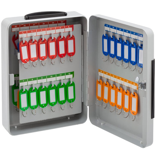 Sandleford Key Cabinet - 190 x 255 x 75mm - Galvanised Steel - Wall Mountable – view 2 - Auzzistore