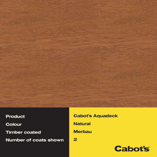 Cabot Aquadeck 250ml Sample Pot Natural - Water Based - Durable - UV Resistant – view 2 - Auzzistore